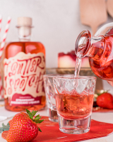 Butterscotch - Strawberry Cheesecake Liqueur, 20%vol., 0,5 ltr.