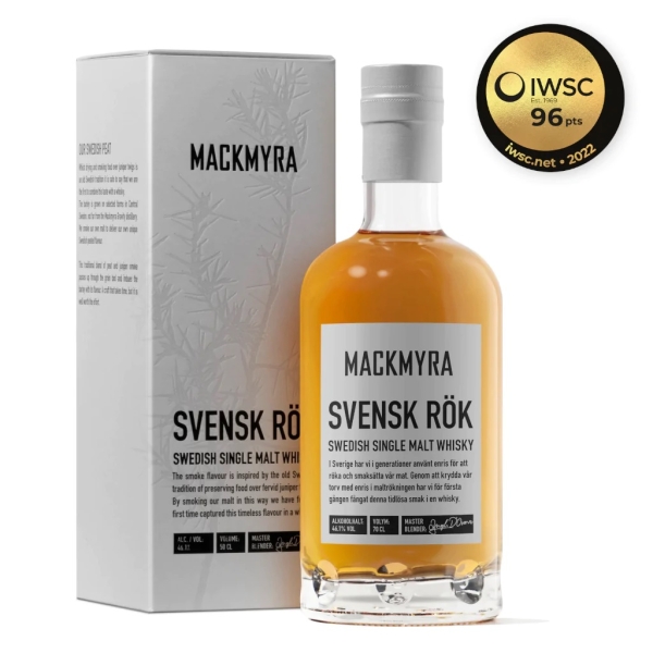 Mackmyra Swedish Single Malt Whisky - Svensk Rök, 46,1%vol., 0,5 ltr.