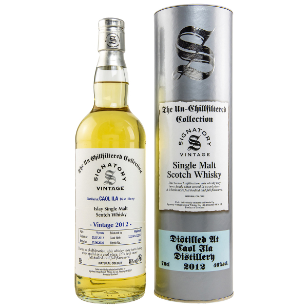 Caol Ila 2012/2022 - 9 Jahre - Signatory #322141 #322155, 46%vol., 0,7 ltr.